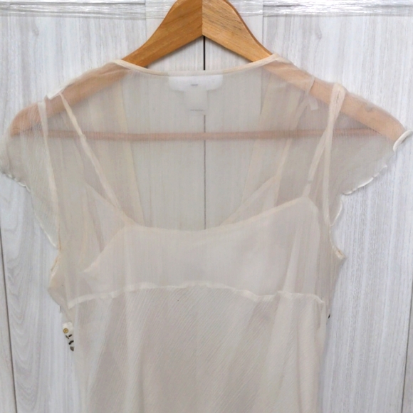 WHBM - Ivory 2 Piece Blouse - Size S - Picture 7 of 7